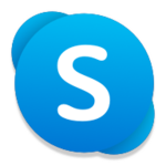 skype android application logo